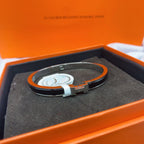[Clover Jewelry]CLASSIC HM CLIC BLACK 8MM ENAMEL BRACELET