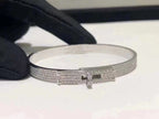 [Clover Jewelry]HM KELLY ARMREIF IN SILBER UND VOLLER DIAMANTENPFLASTERUNG