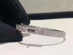 [Clover Jewelry]HM KELLY ARMREIF IN SILBER UND VOLLER DIAMANTENPFLASTERUNG