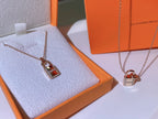 [Clover Jewelry]HM ADVANCED NICHE LOCK HEAD NECKLACE DIAMONDS