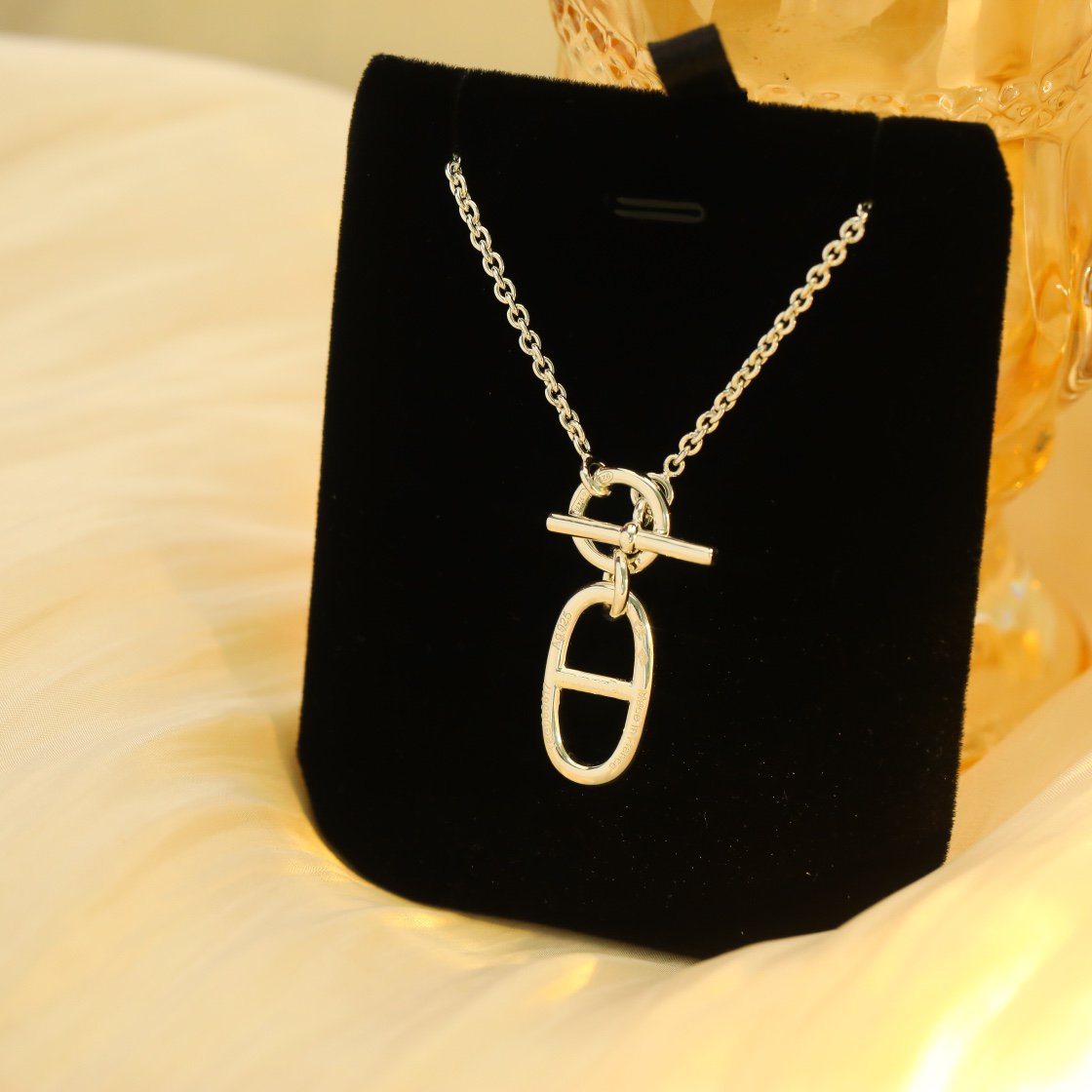 [Clover Jewelry]HM CHAINE D'ANCRE PENDANT NECKLACE STERLING SILVER