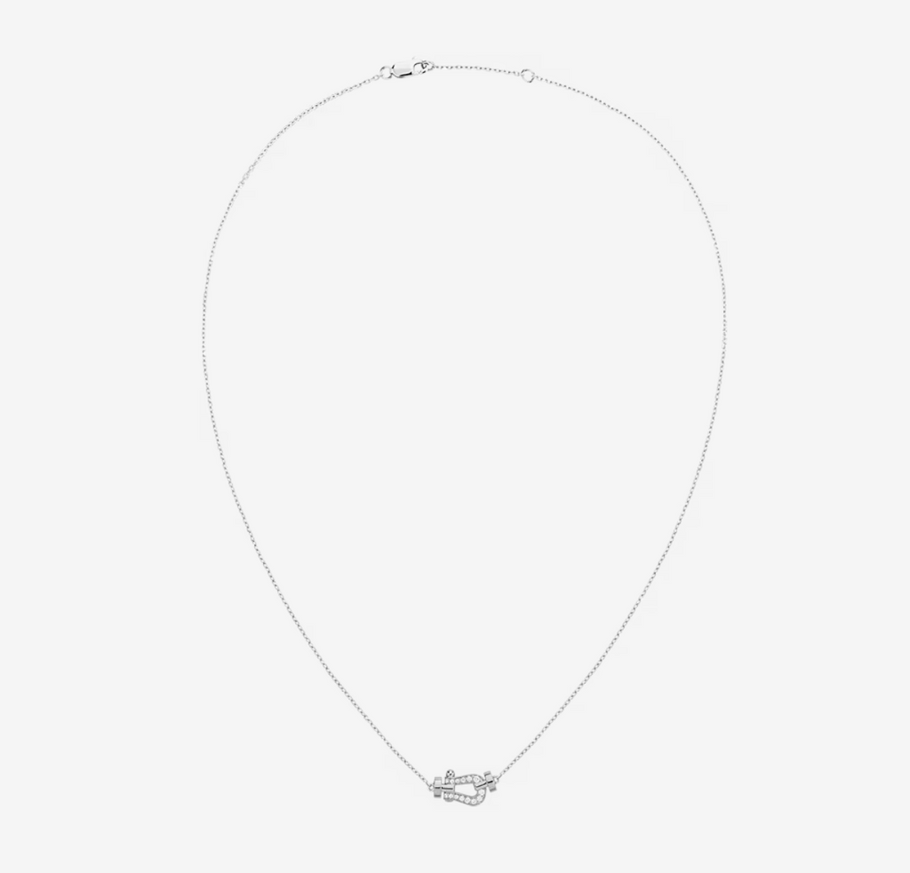 [Clover Jewelry]FORCE 10 DIAMOND SILVER NECKLACE MINI MODEL