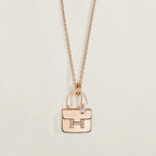 [Clover Jewelry]AMULETTE PEDANT ROSE GOLD NECKLACE