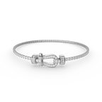 [Clover Jewelry]FORCE  HORSESHOE  DIAMOND TENNIS BRACELET
