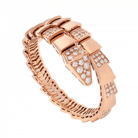 [Clover Jewelry]SERPENTI BRACELET PINK GOLD DIAMOND