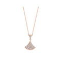 [Clover Jewelry]DREAM NECKLACE PINK GOLD FULL DIAMOND