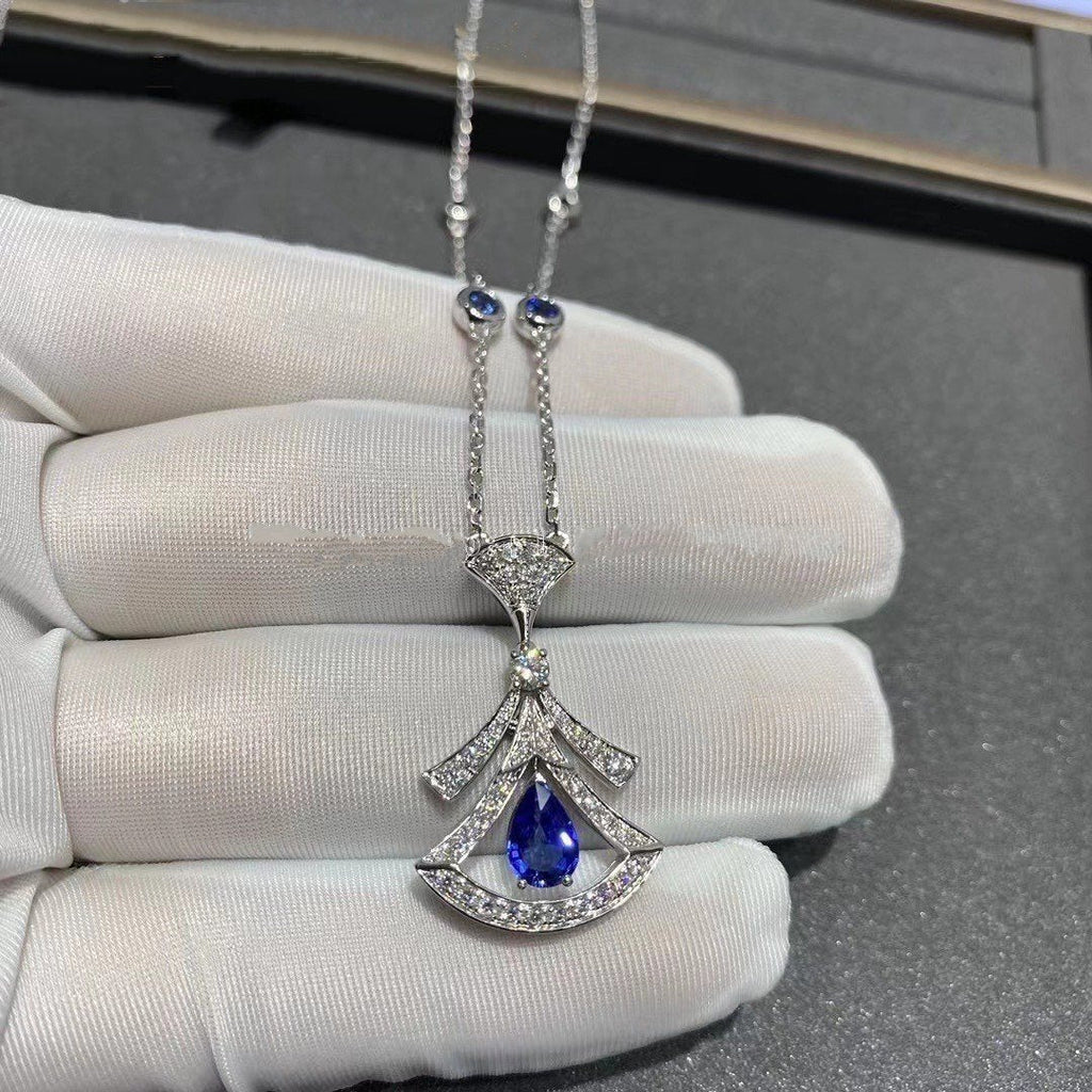 [Clover Jewelry]DREAM NECKLACE AGATE DIAMOND SILVER