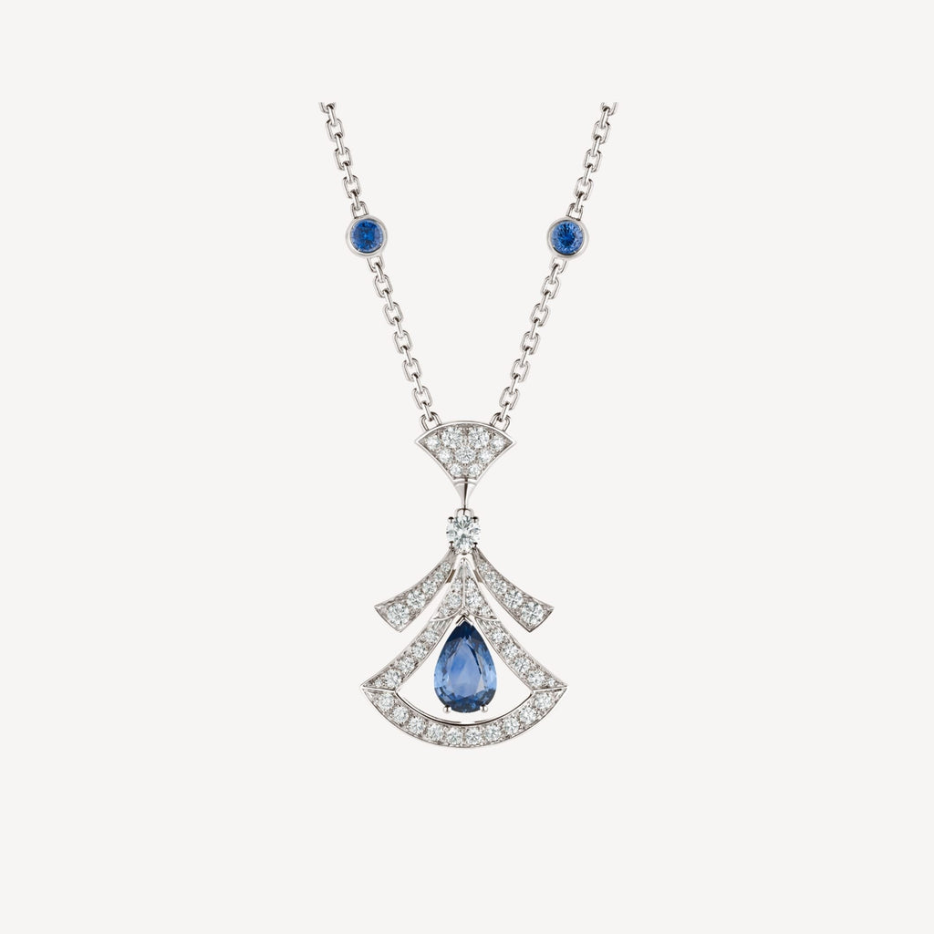 [Clover Jewelry]DREAM NECKLACE AGATE DIAMOND SILVER