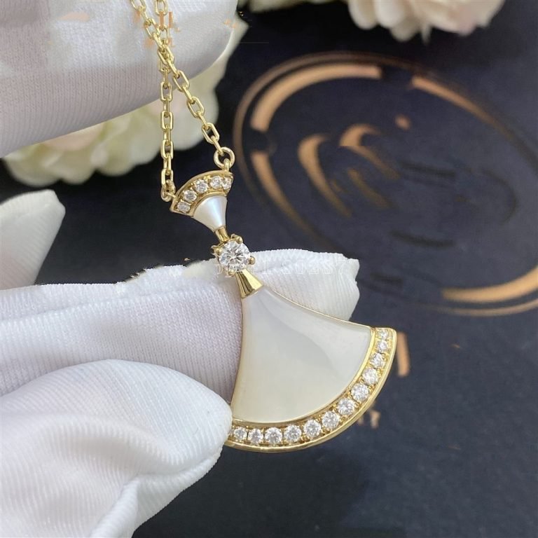 [Clover Jewelry]DREAM NECKLACE MOP GOLD DIAMOND