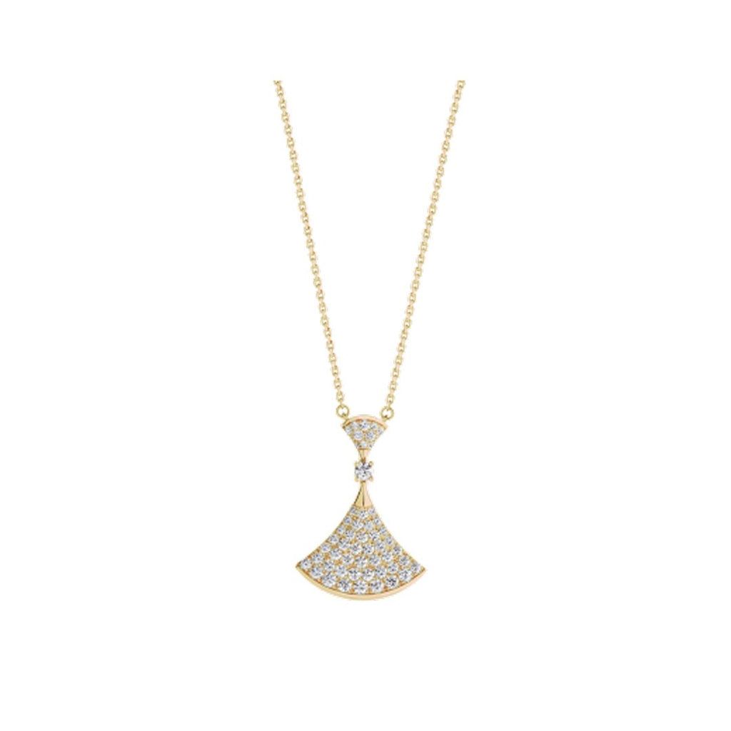 [Clover Jewelry]ドリームネックレス ゴールド フルダイヤモンド