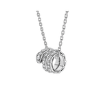 [Clover Jewelry]SERPENTI  NECKLACE DOUBLE RING DIAMOND
