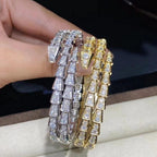 [Clover Jewelry]SERPENTI BRACELET GOLD DIAMOND DOUBLE ROW