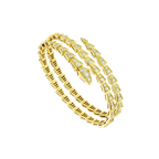 [Clover Jewelry]SERPENTI BRACELET GOLD DIAMOND DOUBLE ROW