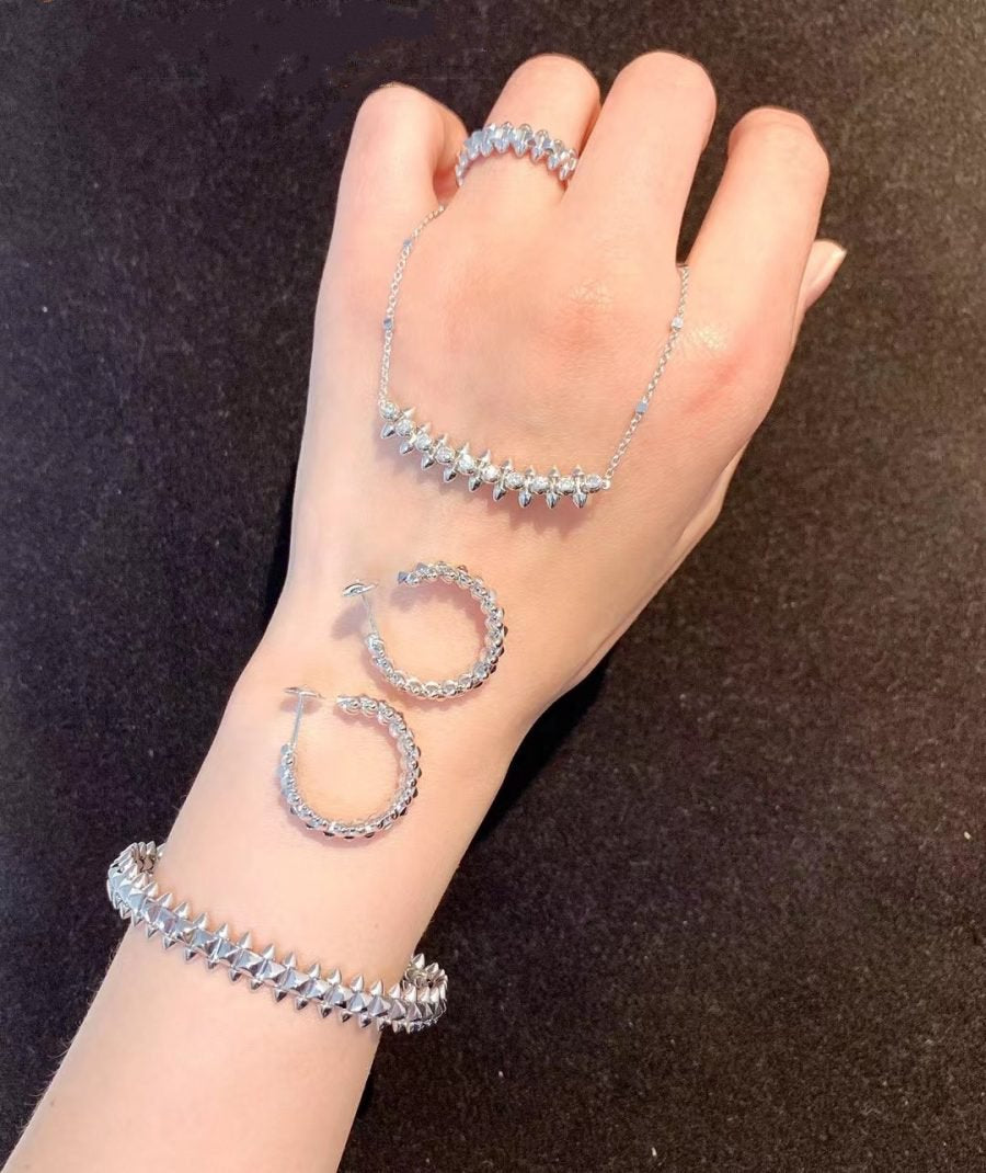 [Clover Jewelry]CLASH SILVER BRACELET