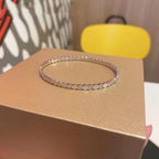 [Clover Jewelry]BEE LOVE SILVER DIAMOND BRACELET