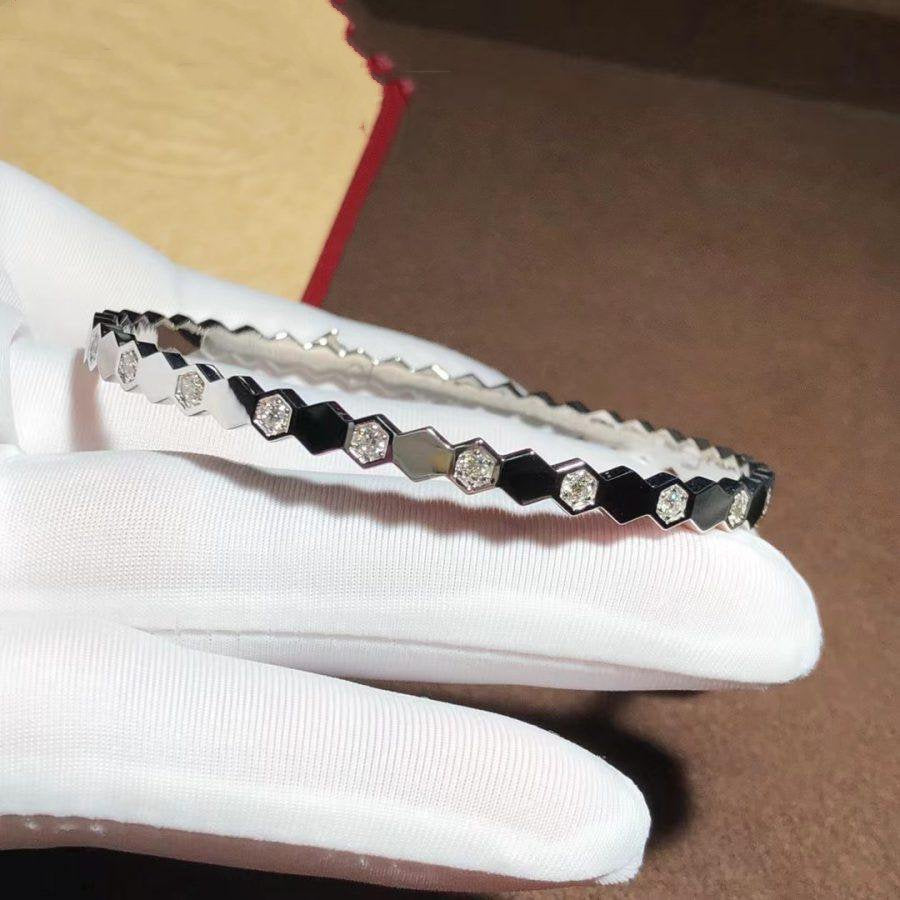 [Clover Jewelry]BEE LOVE SILVER DIAMOND BRACELET