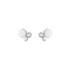 [Clover Jewelry]BEE LOVE SILVER DIAMOND EARRINGS