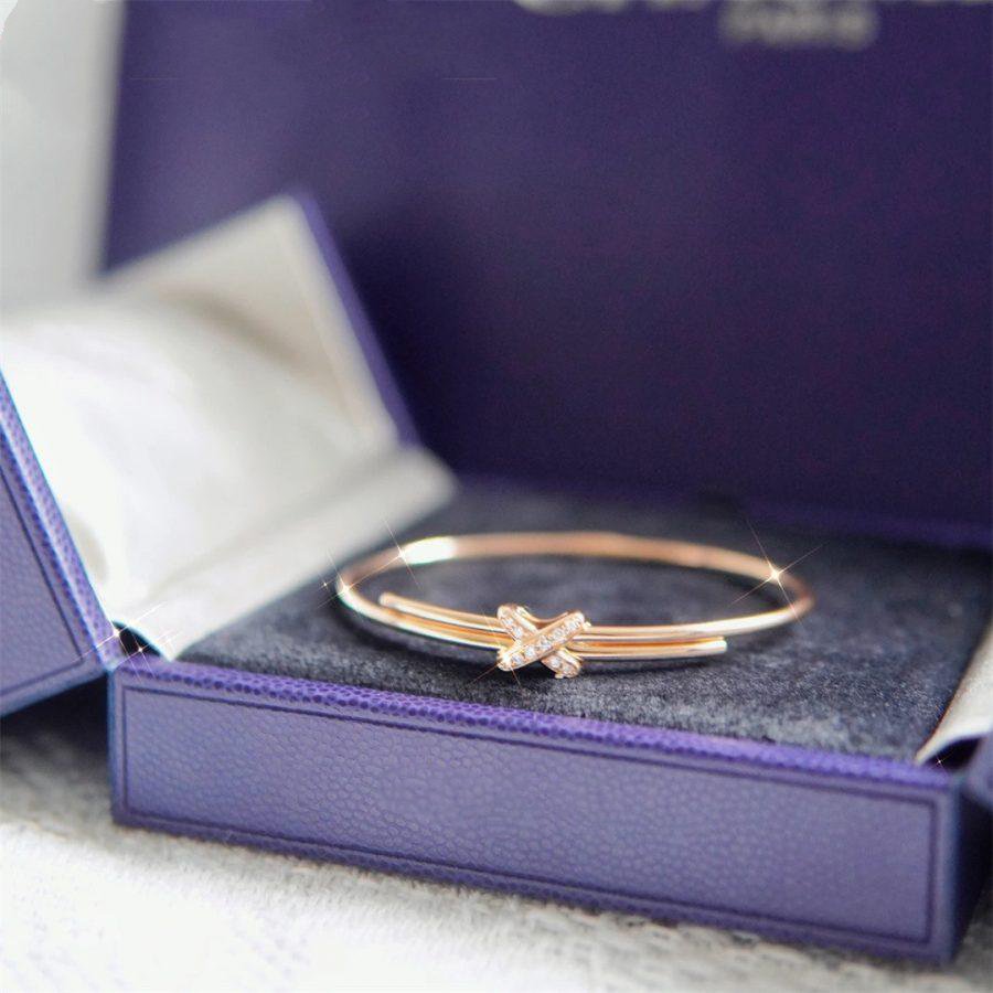 [Clover Jewelry]JEUX DE BRACELET PINK GOLD DIAMONDS