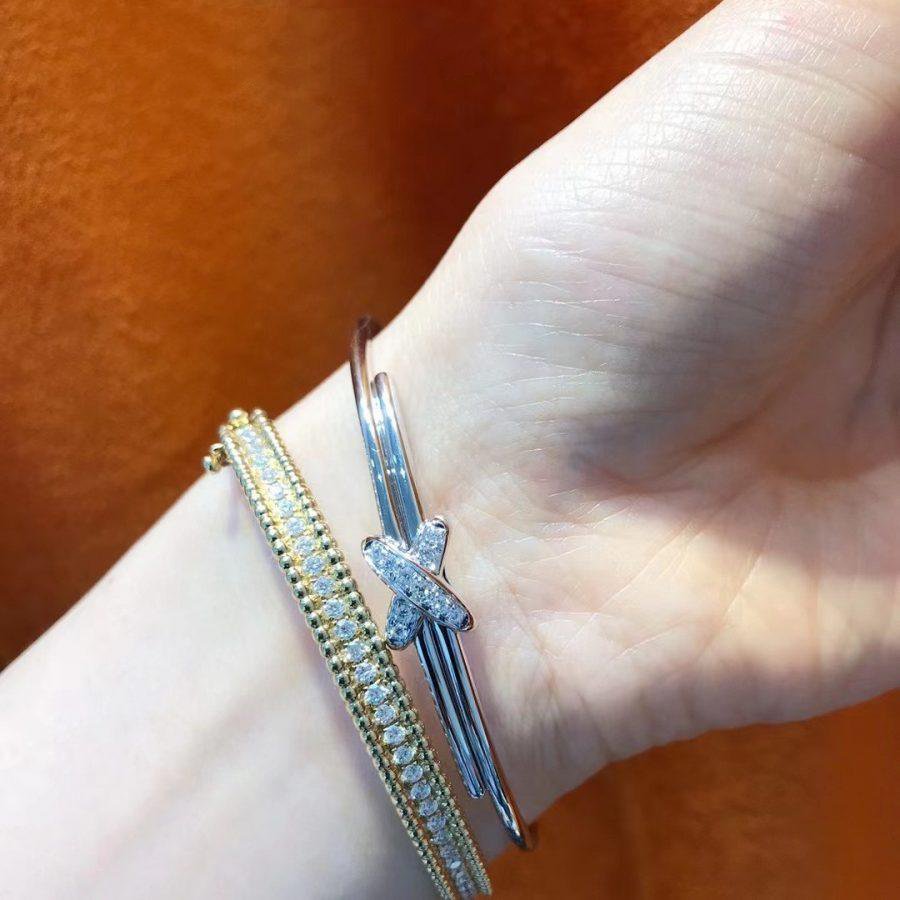 [Clover Jewelry]JEUX DE BRACELET SILVER DIAMONDS