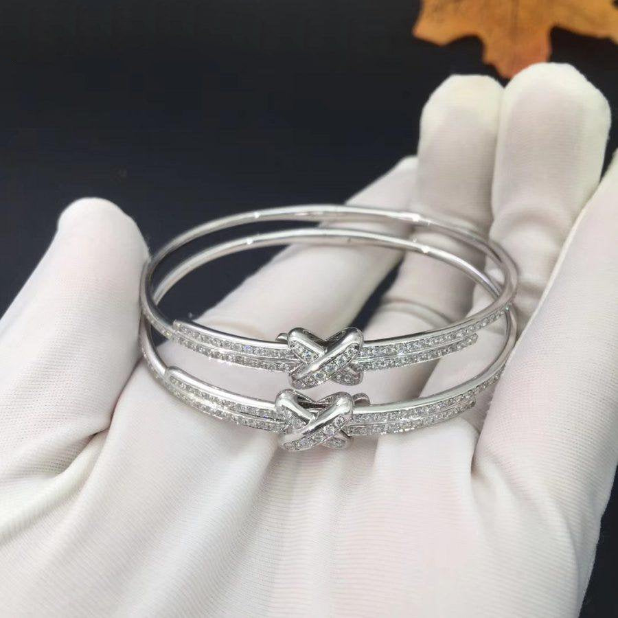 [Clover Jewelry]JEUX DE BRACELET DIAMONDS SILVER