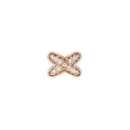 [Clover Jewelry]JEUX DE PINK GOLD DIAMOND EARRINGS