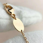 [Clover Jewelry]MALACHIT-ARMBÄNDER ROSÉGOLD DIAMANTEN
