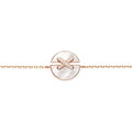 [Clover Jewelry]ARMBÄNDER-SET PERLMUTT ROSÉGOLD DIAMANTEN