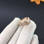 [Clover Jewelry]JEUX DE RING ピンクゴールド ダイヤモンド