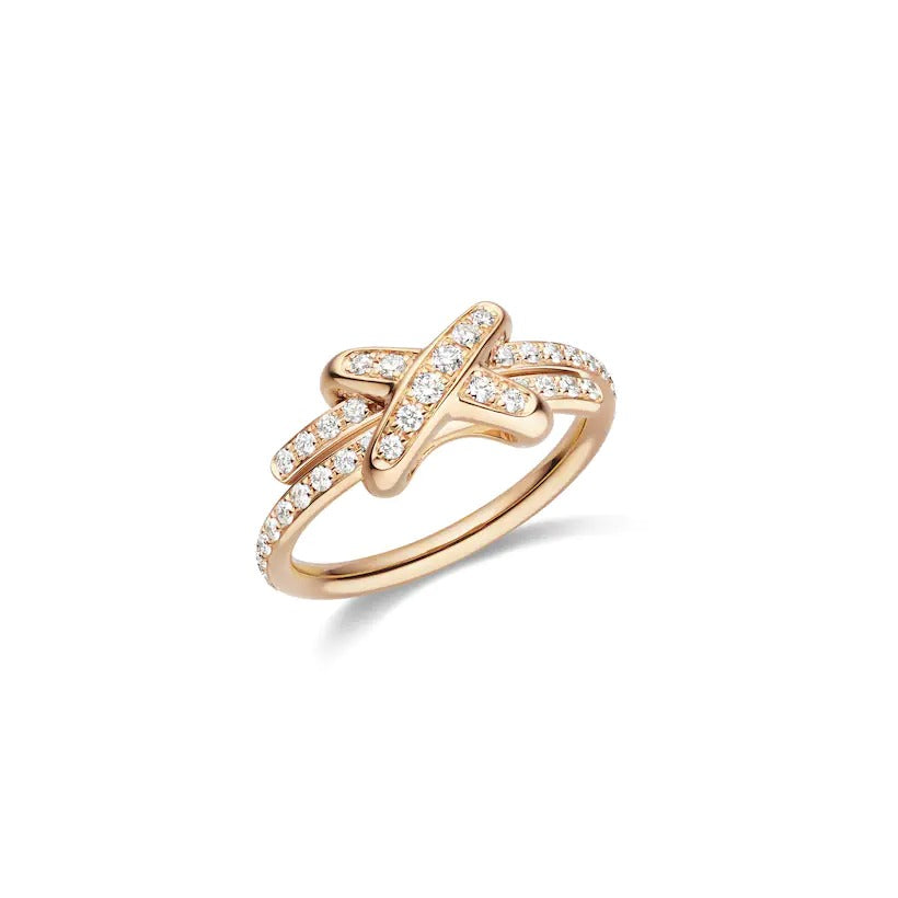 [Clover Jewelry]JEUX DE RING ピンクゴールド ダイヤモンド