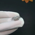 [Clover Jewelry]JEUX DE SILVER DIAMOND RING