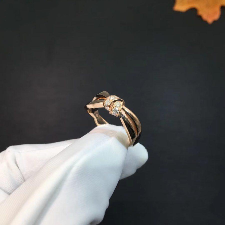 [Clover Jewelry]LIENS RING PINK GOLD DIAMOND