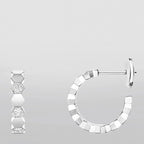 [Clover Jewelry]Hollow Design Four-Leaf Clover Flower Shape Ring