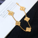[Clover Jewelry]CLOVER 5 MOTIFS BRONZING BRACELET