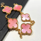 [Clover Jewelry]CLOVER 5 PINK MOP BRACELET