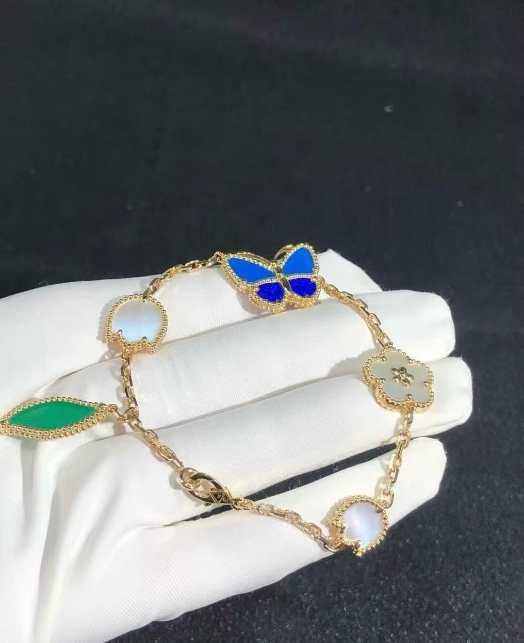 [Clover Jewelry]LUCKY SPRING BUTTERFLY 5 MOTIF BRACELET