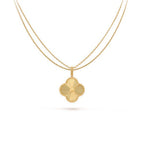 [Clover Jewelry]KLEEBRE-HALSKE 25MM ANHÄNGER GOLD