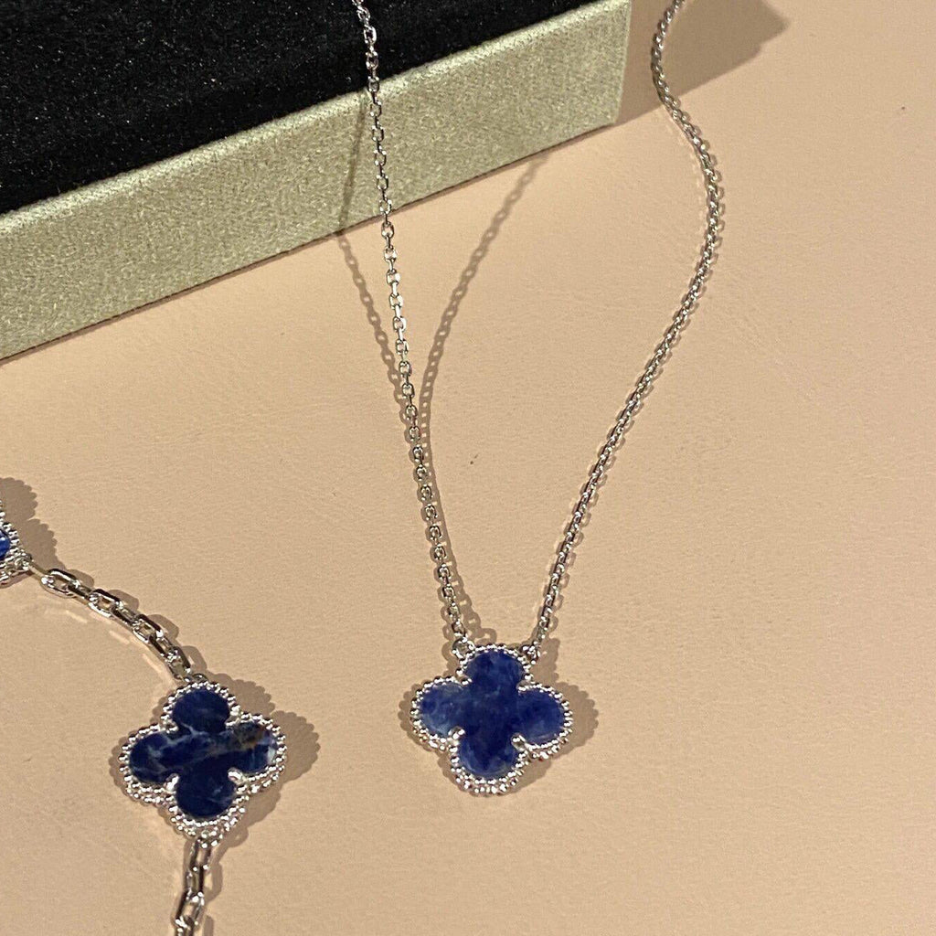 [Clover Jewelry]CLOVER 15MM PIETERSITE NECKLACE SILVER