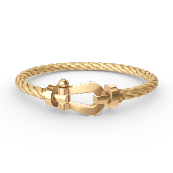 [Clover Jewelry]ホースシューブレスレット ゴールド ラージ
