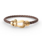 [Clover Jewelry]ホースシューブレスレット ゴールド ラージ
