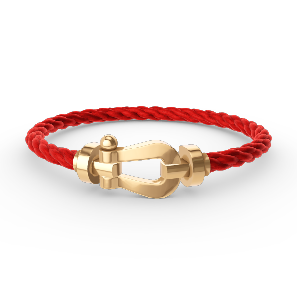 [Clover Jewelry]ホースシューブレスレット ゴールド ラージ