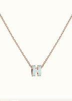 [Clover Jewelry]POP H HELLBLAUE HALSKETTE
