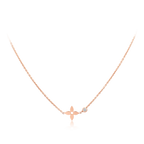 [Clover Jewelry]BLOSSOM PENDANT PINK GOLD AND DIAMOND
