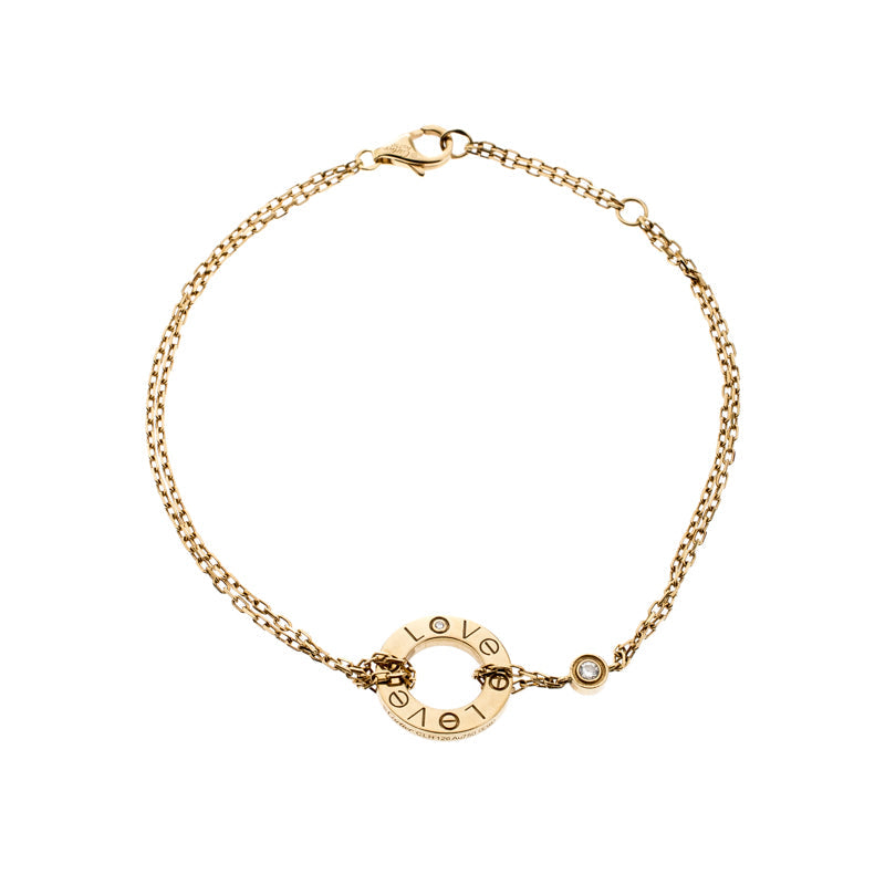[Clover Jewelry]LOVE ARMBAND 2 DIAMANTEN