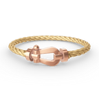 [Clover Jewelry]FORCE LARGE HORSESHOE NO DIAMOND BRACELET ROSE GOLD