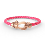 [Clover Jewelry]FORCE LARGE HORSESHOE NO DIAMOND BRACELET ROSE GOLD