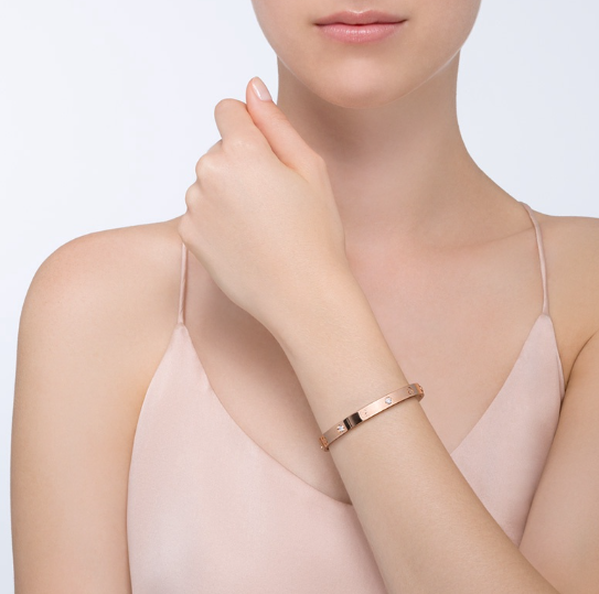 [Clover Jewelry]LOVE BRACELET 6.1MM 4 DIAMONDS