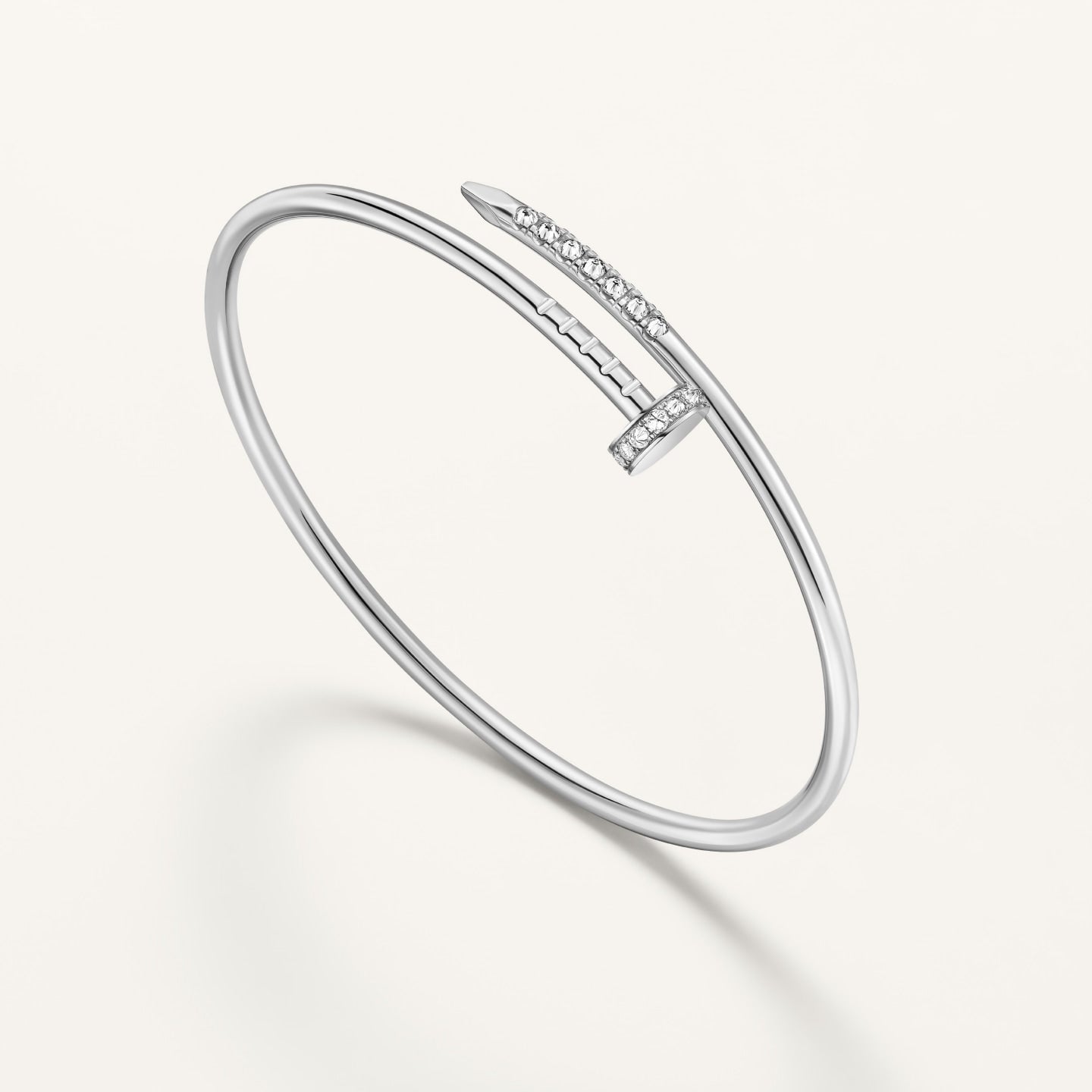 [Clover Jewelry]JUSTE BRACELET 2.5MM DIAMONDS NEW