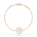 [Clover Jewelry]LUCKY WHITE MOP PLUM BLOSSOM  BRACELET