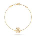 [Clover Jewelry]FRIVOLE GOLD BLUMEN DIAMANTEN ARMBAND