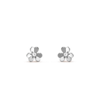 [Clover Jewelry]FRIVOLE MINI SILVER FLOWER EARRINGS